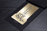 Exclusive Metal | NFC Business Card | Custom Branded | Radiant Gold - SwiftLink