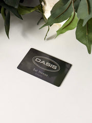 Exclusive Metal | NFC Business Card | Custom Branded | Gunmetal Grey - SwiftLink