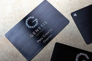 Exclusive Metal | NFC Business Card | Custom Branded | Timeless Black - SwiftLink