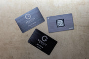 Exclusive Metal | NFC Business Card | Custom Branded | Gunmetal Grey - SwiftLink