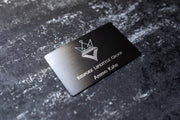 Exclusive Metal | NFC Business Card | Custom Branded | Gunmetal Grey - SwiftLink
