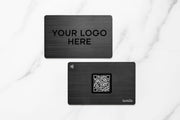 Exclusive Metal | NFC Business Card | Custom Branded | Timeless Black - SwiftLink