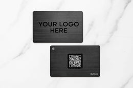 Exclusive Metal | NFC Business Card | Custom Branded | Timeless Black - SwiftLink