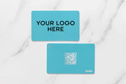 PVC | NFC Business Card | Custom Branded | Miami Blue - SwiftLink