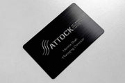 Exclusive Metal | NFC Business Card | Custom Branded | Timeless Black - SwiftLink