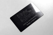 Exclusive Metal | NFC Business Card | Custom Branded | Timeless Black - SwiftLink